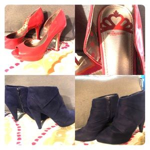 2 for the price of one! Super cute Size 8 shoes